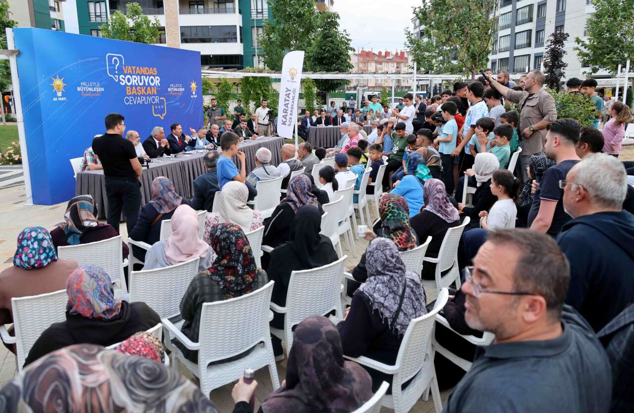 Karatay’da büyük buluşma! Borç vurgusu ile hizmetleri anlattılar 2